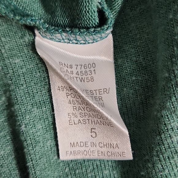 CHASER "Nature Girl" ๐ Green Jumper, Size 4/5 ~ VGUC - Picture 5 of 5